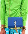 Клатч YSL Saint Laurent Tassel Medium Blue